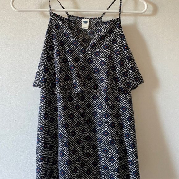 4/$10 Old Navy Boho Racerback Top Loose relaxed Tank Top, Size S (Relaxed) - Picture 1 of 4